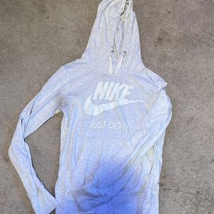 Nike, small, white sweatshirt